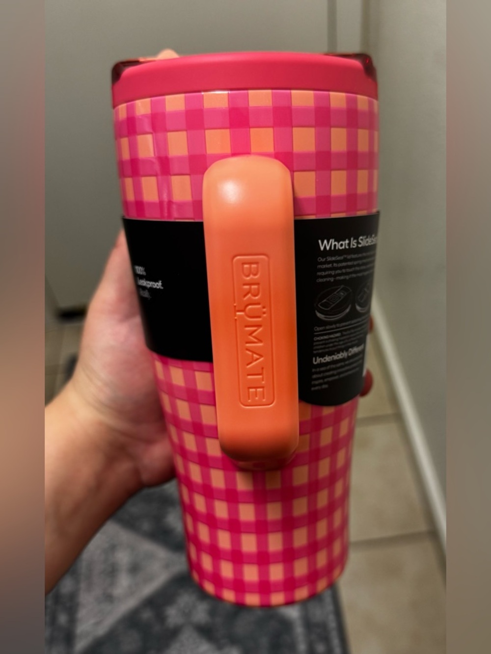 BrüMate 30oz Era Flip “PEACH GINGHAM” - Picture 2 of 6